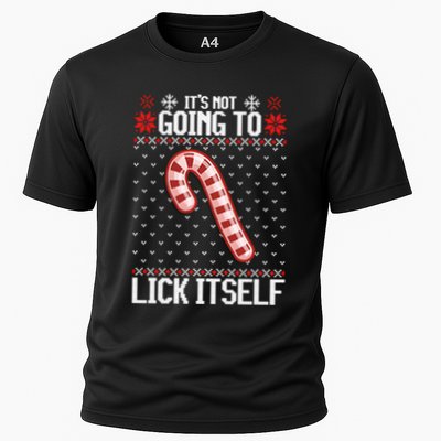 Lick Itself Ugly Christmas Sweater Performance Shirt
