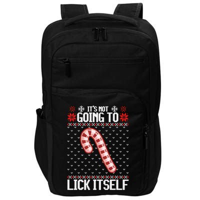 Lick Itself Ugly Christmas Sweater Impact Tech Backpack