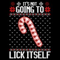 Lick Itself Ugly Christmas Sweater Impact Tech Backpack