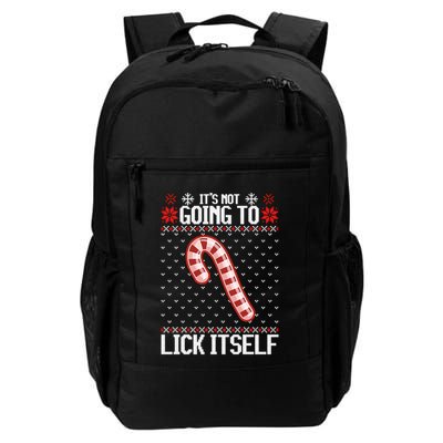 Lick Itself Ugly Christmas Sweater Backpack