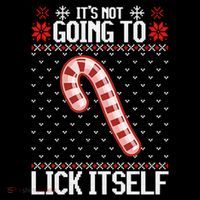 Lick Itself Ugly Christmas Sweater Sustainable Bucket Hat
