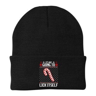 Lick Itself Ugly Christmas Sweater Beanie