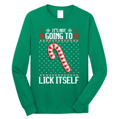 Lick Itself Ugly Christmas Sweater Long Sleeve Shirt