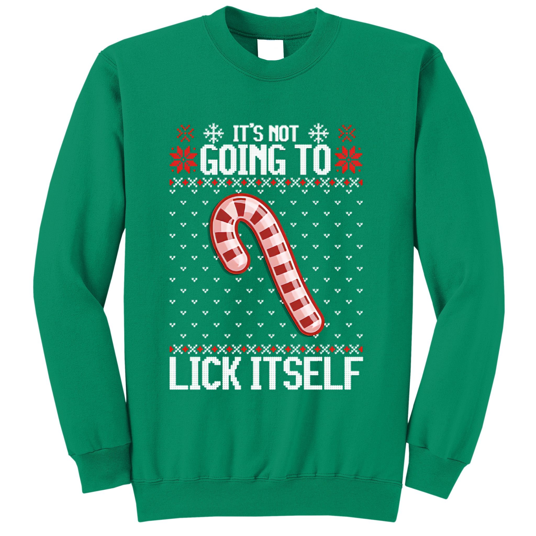 Lick Itself Ugly Christmas Sweater Sweatshirt