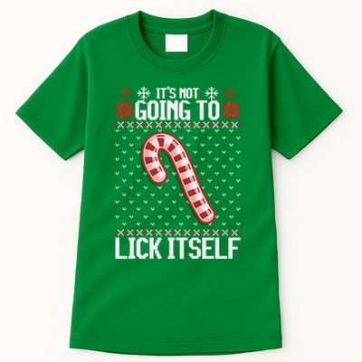 Lick Itself Ugly Christmas Sweater Tall T-Shirt