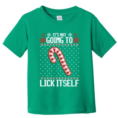 Lick Itself Ugly Christmas Sweater Toddler T-Shirt