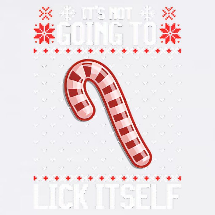 Lick Itself Ugly Christmas Sweater Garment-Dyed Sweatshirt