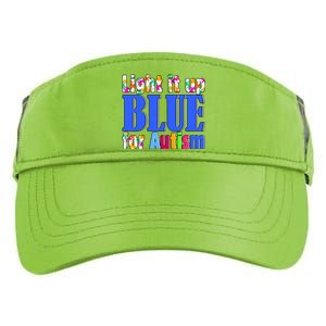 Light It Up Blue For Autism Awareness Month Adult Drive Performance Visor