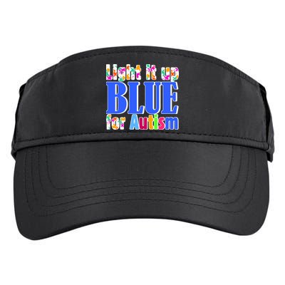 Light It Up Blue For Autism Awareness Month Adult Drive Performance Visor