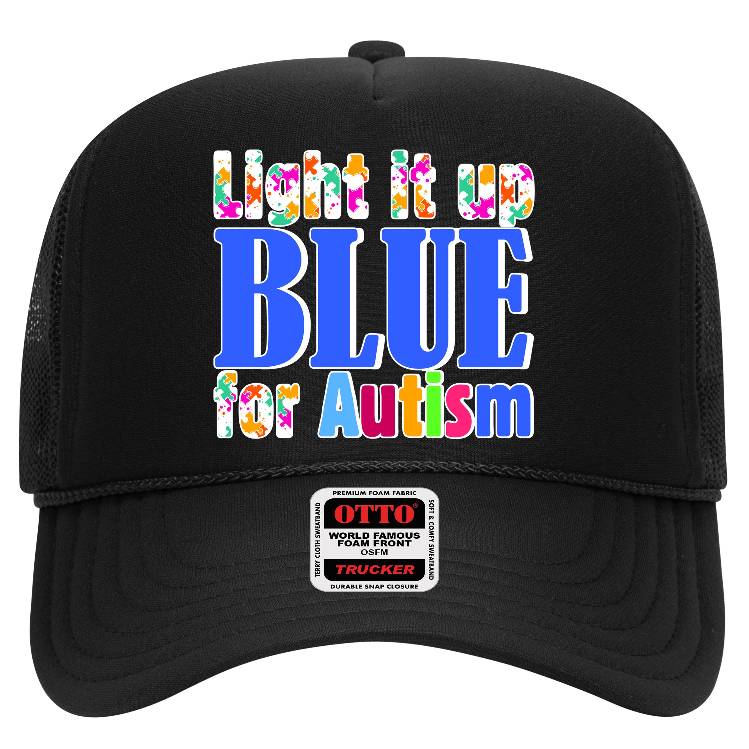 Light It Up Blue For Autism Awareness Month Hat