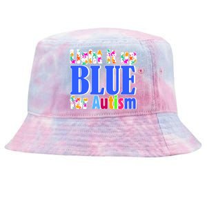 Light It Up Blue For Autism Awareness Month Tie-Dyed Bucket Hat