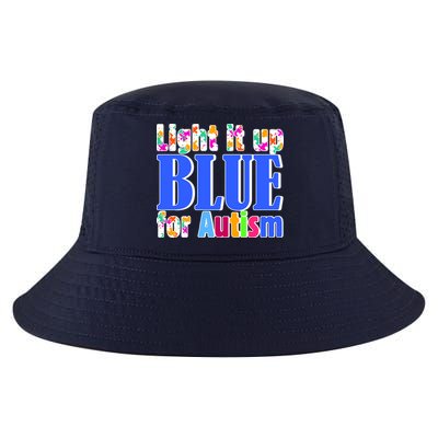 Light It Up Blue For Autism Awareness Month Cool Comfort Performance Bucket Hat