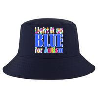 Light It Up Blue For Autism Awareness Month Cool Comfort Performance Bucket Hat