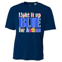 Light It Up Blue For Autism Awareness Month Cooling Performance Crew T-Shirt