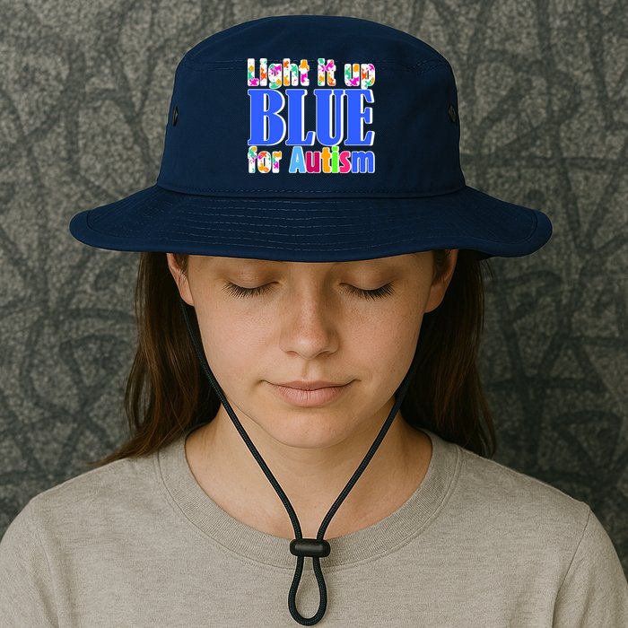 Light It Up Blue For Autism Awareness Month Bucket Hat