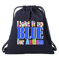 Light It Up Blue For Autism Awareness Month Drawstring Bag