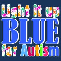 Light It Up Blue For Autism Awareness Month Drawstring Bag