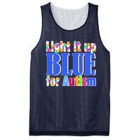 Light It Up Blue For Autism Awareness Month Mesh Reversible Basketball Jersey Tank