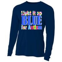 Light It Up Blue For Autism Awareness Month Cooling Performance Long Sleeve Crew