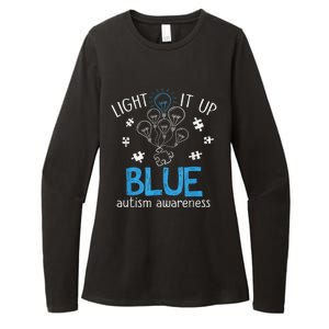 Light It Up Blue For Autism Awareness Month Womens CVC Long Sleeve Shirt