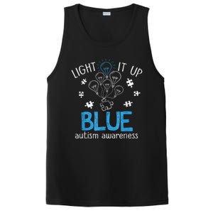 Light It Up Blue For Autism Awareness Month PosiCharge Competitor Tank