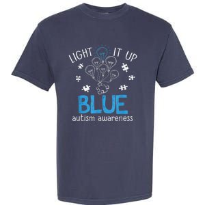 Light It Up Blue For Autism Awareness Month Garment-Dyed Heavyweight T-Shirt