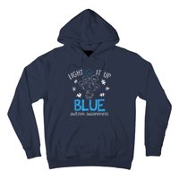 Light It Up Blue For Autism Awareness Month Hoodie