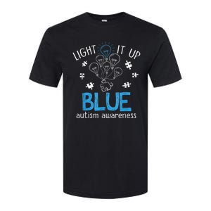 Light It Up Blue For Autism Awareness Month Softstyle CVC T-Shirt