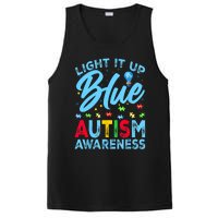 Light It Up Blue Autism Awareness PosiCharge Competitor Tank