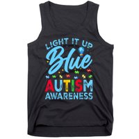 Light It Up Blue Autism Awareness Tank Top