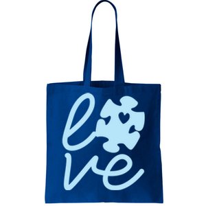 Light It Up Blue Utism Meaningful Gift Autism Awareness Graphic Gift Tote Bag