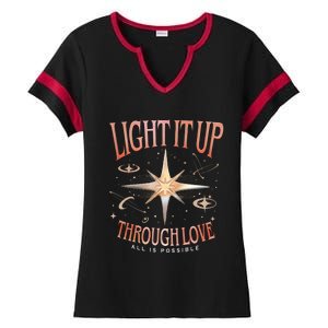 Light It Up Bryce Quinlan Ladies Halftime Notch Neck Tee