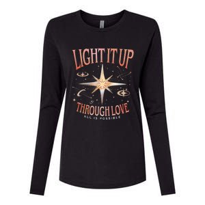 Light It Up Bryce Quinlan Womens Cotton Relaxed Long Sleeve T-Shirt