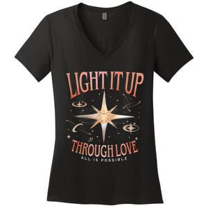 Light It Up Bryce Quinlan Women's V-Neck T-Shirt