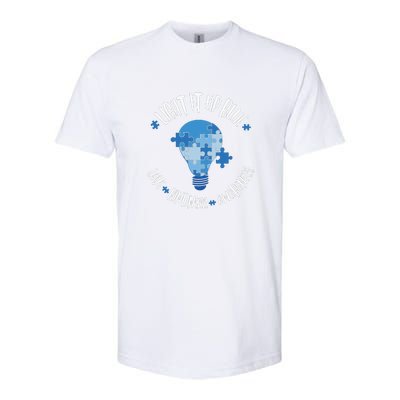 Light It Up Blue Love Kindness Awareness Puzzle Autism Awareness Month Softstyle CVC T-Shirt