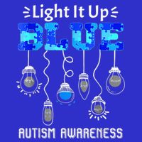 Light It Up Blue Autism Awareness Autistic Puzzle Piece Visor