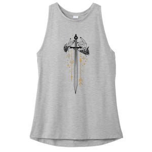 Light It Up Crescent City Starborn Ladies PosiCharge Tri-Blend Wicking Tank