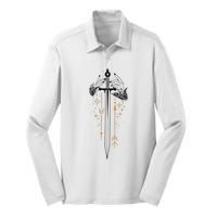 Light It Up Crescent City Starborn Silk Touch Performance Long Sleeve Polo