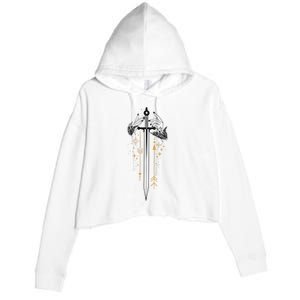 Light It Up Crescent City Starborn Crop Fleece Hoodie