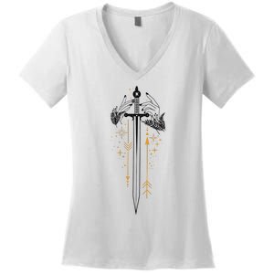 Light It Up Crescent City Starborn Women's V-Neck T-Shirt