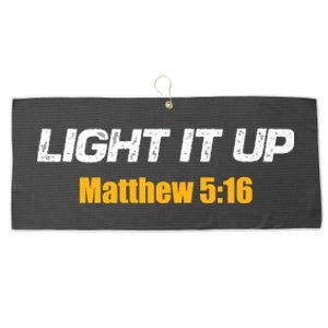 Light It UP Premium Large Microfiber Waffle Golf Towel