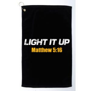 Light It UP Premium Platinum Collection Golf Towel