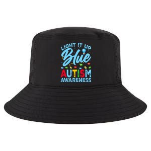 Light It Up Blue Autism Awareness Cool Comfort Performance Bucket Hat