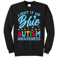 Light It Up Blue Autism Awareness Sweatshirt