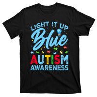 Light It Up Blue Autism Awareness T-Shirt