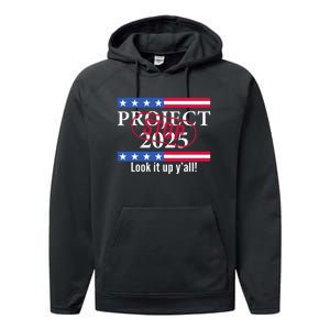 Look It Up Yall Stop Project 2025 Performance Fleece Hoodie