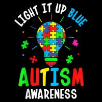 Light It Up Blue Autism Awareness Puzzle Piece Boy Impact Tech Backpack