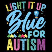 Light It Up Blue Autism Awareness Sweat Impact Tech Backpack