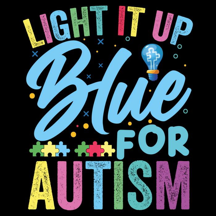 Light It Up Blue Autism Awareness Sweat Impact Tech Backpack