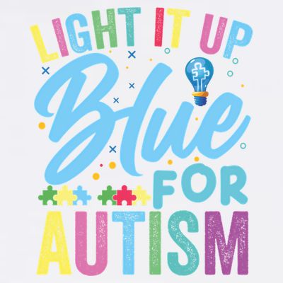Light It Up Blue Autism Awareness Sweat T-Shirt